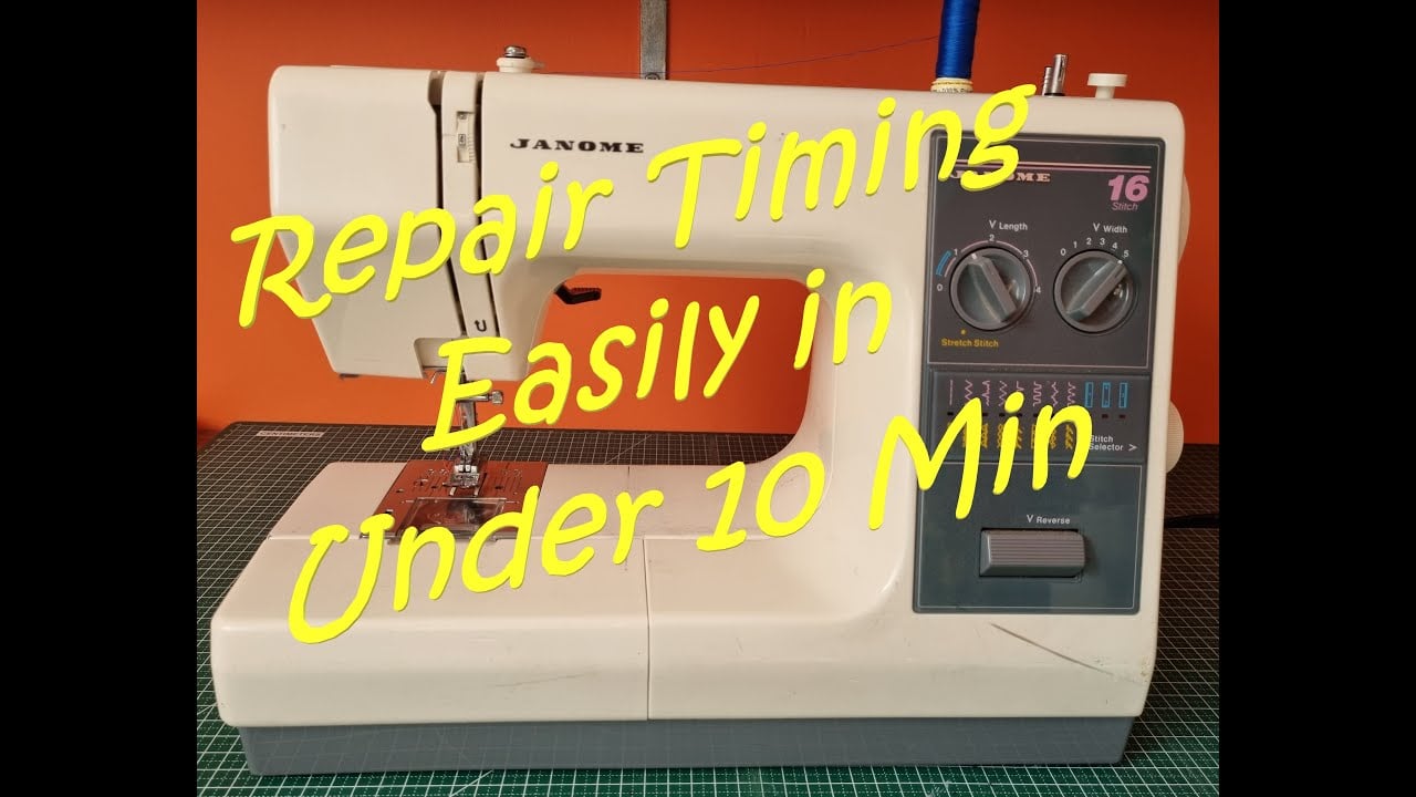 DIY Fix Timing Issues on Your Sewing Machine. Help! My Machine Won't Pick Up Stitches. Quick Repair