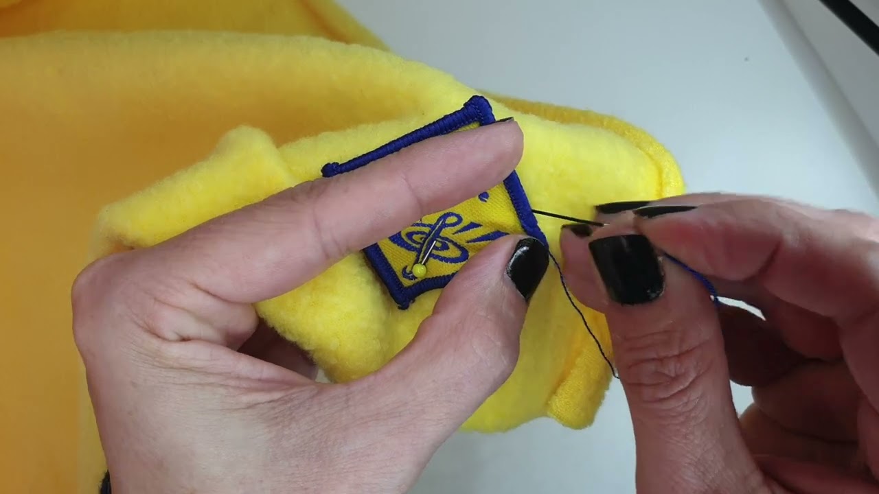 Badge / patch sewing hack, cubs ,beavers, rainbows, brownies, scouts, guides