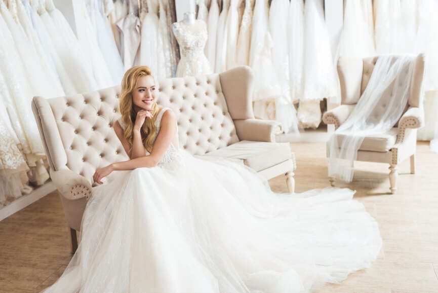 How To Bustle A Dress Without Sewing: A Bride's Guide to Effortless Elegance 2 Depositphotos 188143068 S