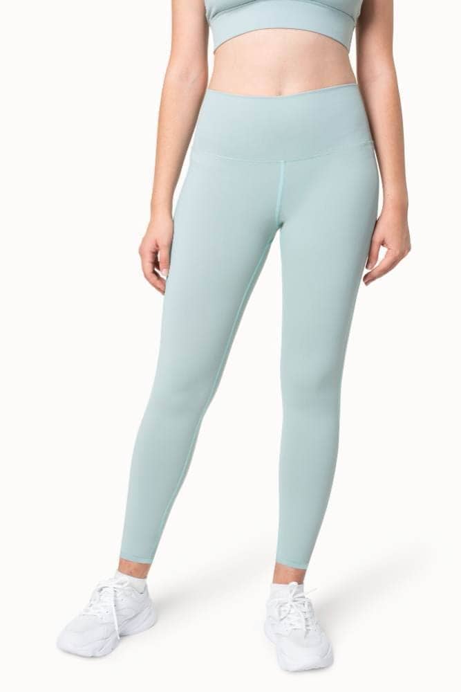 plain blue yoga pants sportswear apparel