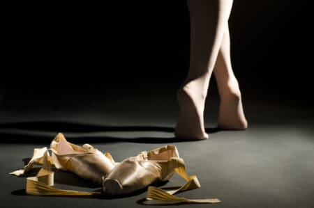 How to Sew Ribbons on Pointe Shoes? Depositphotos 1699191 S