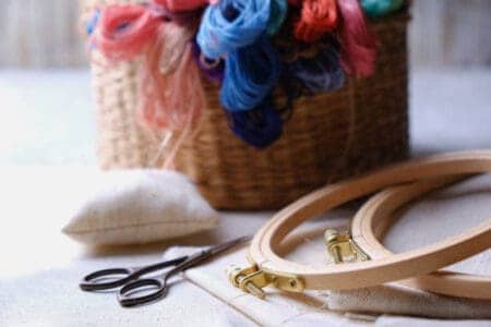 how to sew burlap