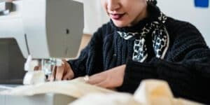 how to sew slippery fabric