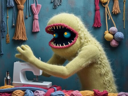 sewing monster