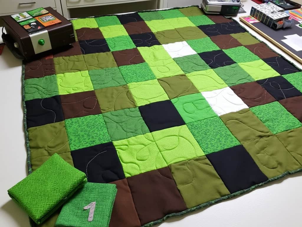 Turning My Love for Quilting and My Kid’s Minecraft Obsession into the Ultimate Gamer Quilt 5 image 9