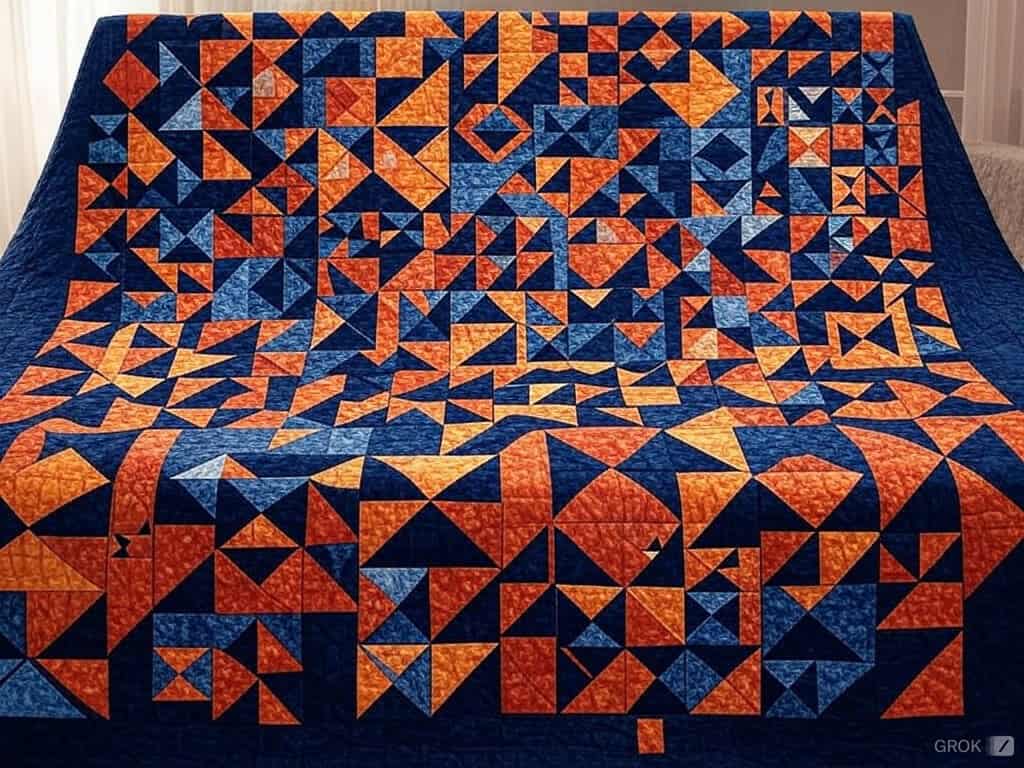 2 Color Quilt Pattern: Creating My Beautiful Quilt Along With Half Square Triangles 2 image 2024 12 16T141753.456